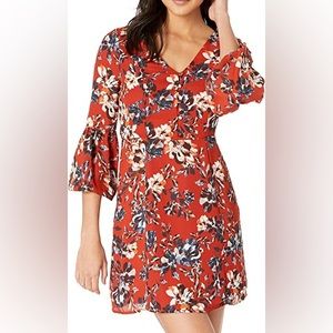 Red Floral Dress